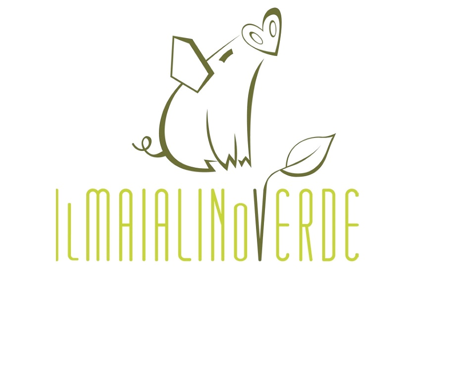 logo-maialino-verde-rifugio per animali